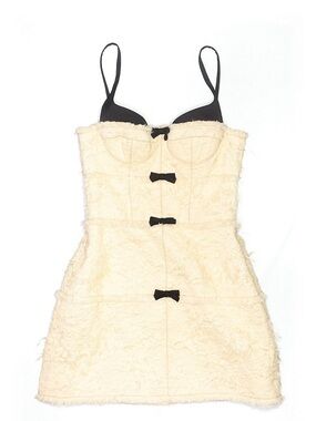 Cream Bouclé Corset Mini Montsand